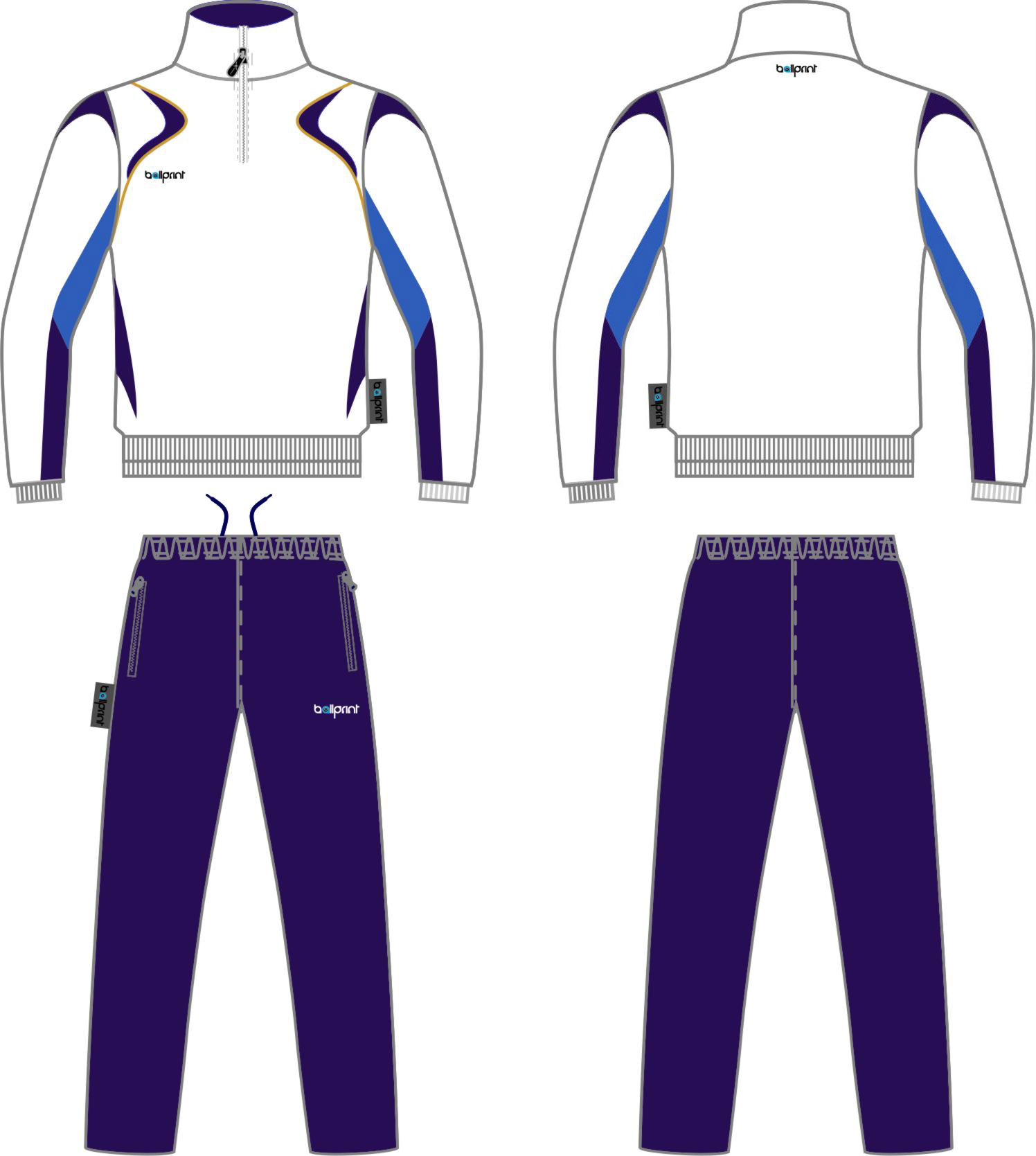 customized Track Suits & Jogging Suits printed conveniently delivered quickly