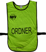 Steward bib custom printed, custom training bibs