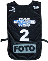 Universal bib for press custom printed, custom training bibs