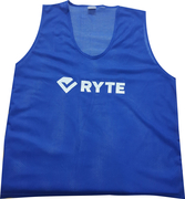 netlike bib blue custom printed, custom training bibs