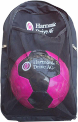 Backpack with ball holder