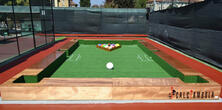 Soccerpool Billiard fields for outdoor and indoor, advertising balls