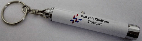 Mini flashlight with logo projection, custom
