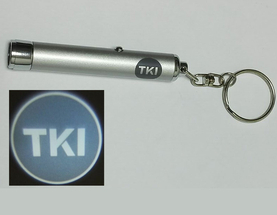 Mini torch with logo projection, custom