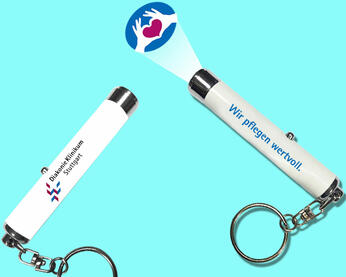 Mini torch keychain Diakonie