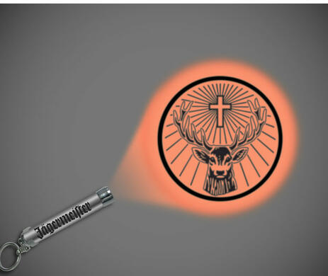 Logo projection mini torch, custom