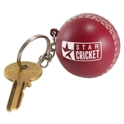 customized Stress Cricket Ball Keyring