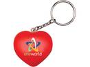 Stress Love Heart Keyring