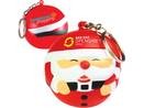 Stress Father Christmas Keyring