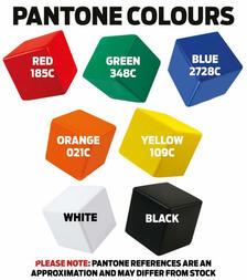 Pantone colours 63mm Cubes