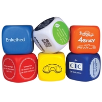customized colour variation Stress Dices 53mm
