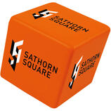 Stess Cube 63mm orange