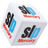 customized Stress Cube white 63mm