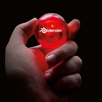 customized Flashing Bouncing Ball, red