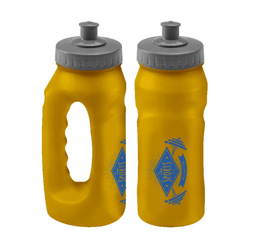500ml Runners Sports Bottle, yellow