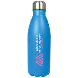 Stainless Steel Drinking Bottle, 750ml blue