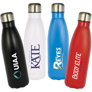 Isolated double wall drinking bottle