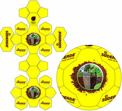 football 26 Panel Penta Design, custom soccer ball printed