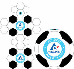 football 26 Panel Penta Design, custom soccer ball printed
