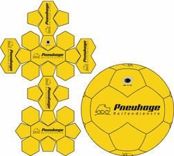 soccer ball classic design, custom, printed
