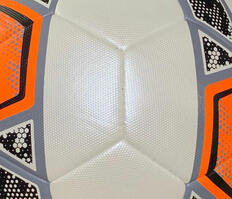 Fussball genäht und geklebt, advertisement balls