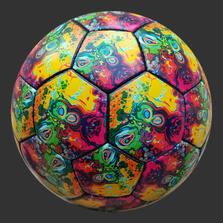 custom soccer ball football with digital print, customized