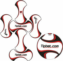 custom soccer ball, football 6 Panel Design