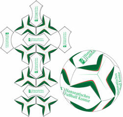 14 panel football 'Boomerang' design