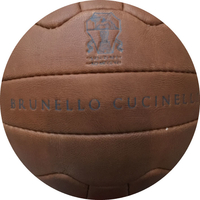 Retro style soccer ball made of synthetc leather