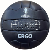 Retro soccer ball made of real leather ERGO