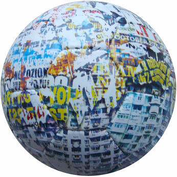 All over print Fußball, advertisement balls