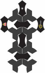 carbon optic football 14 panel Boomerang design