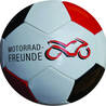 Mini football MOTORRAD FREUNDE in classic pattern