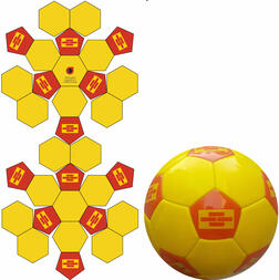 template 32 panel mini ball