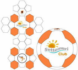 mini ball 26 panel Penta  template