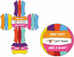 custom Volleyball Layout FAS TRACK, custom volleyballs