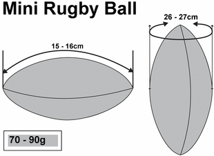 Mini Promotion Rugby ball custom