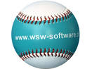 Baseball ball  with website