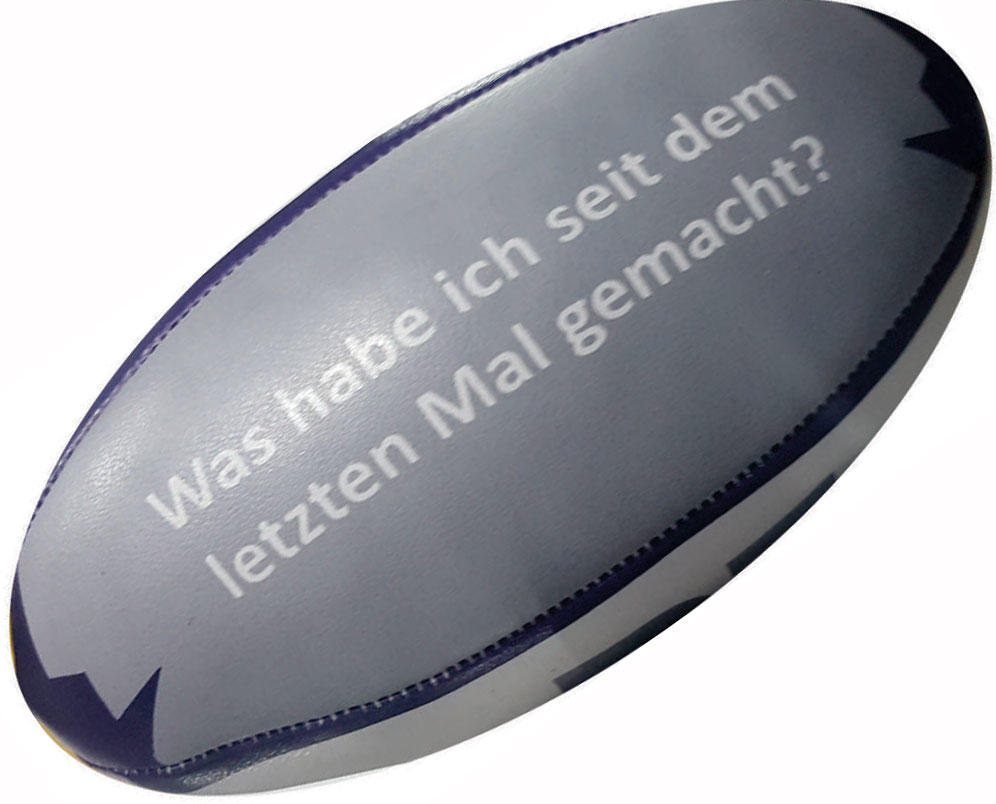Rugby foam ball