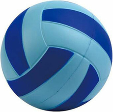 PU Soft-Volleyball light blue/royal