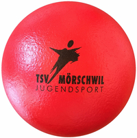 coated foam ball, red TSV