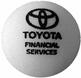 uncoated foam ball, white Toyota