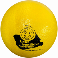 coated foam ball, yellow Kinder