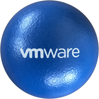 coated foam ball, blue vm ware