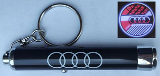 Mini torch keychain Audi