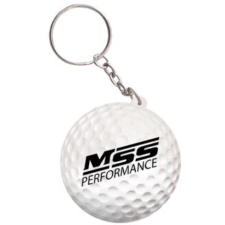 custom Stress Golf Ball Keyring