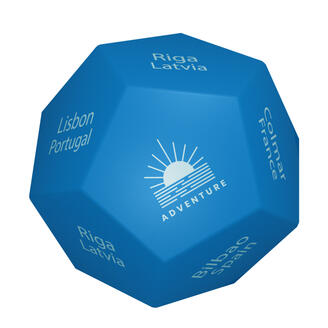 Decision Dice blue