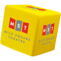 Stess Cube 63mm yellow