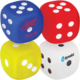 Stress Dices with numbers 1-6