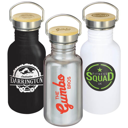Traveller Canteen Bottle with Bamboo Lid